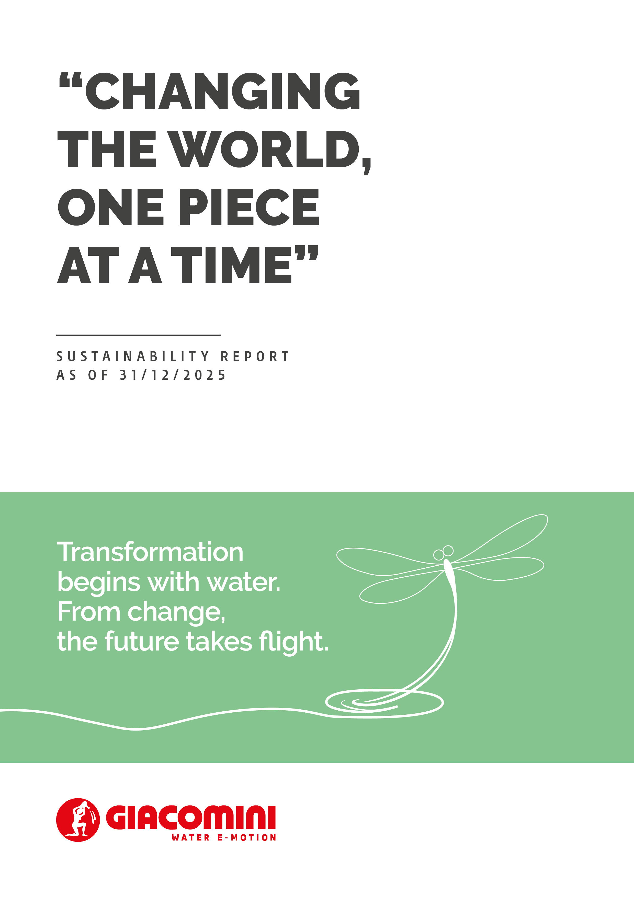 Giacomini Sustainability Report 2025